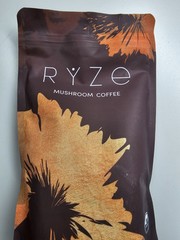 RYZE MUSHROOM COFFEE ORGANIC COFFEE 30 SERVINGS 6.35OZ/180 G EXP 3/26 NEW