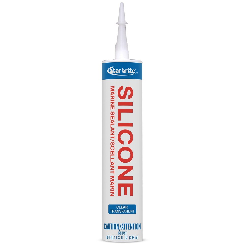 STAR BRITE Marine Silicone Sealant – Clear 10.1 Oz – 10.3 fl oz,