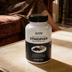 3 Packs Ethiopian Black Seed Oil Softgels 100% Pure Natural