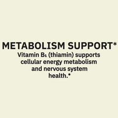 Spring Valley B1 Thiamine 250 mg 100 Count Vitamin Supplement Tablets