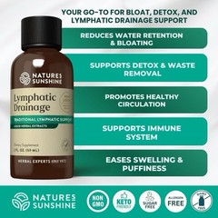 Sunshine Nature’s Lymphatic Drainage – Immune Support, Cleanse & Detox,immunity
