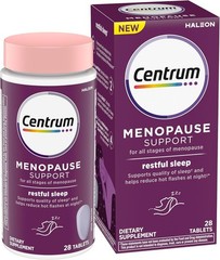 Pack 4 Centrum Menopause Support Sleep Supplement, 28 Tablets Each, 4/26