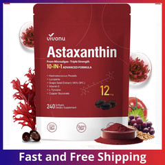 10 in 1 Astaxanthin 12mg 240 Softgels | 240-Day Supply 240 Count (Pack of 1)