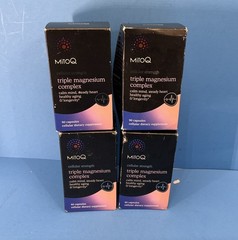4 MitoQ Triple Magnesium Complex 90 Capsules Magnesium Glycinate Taurate Orotate