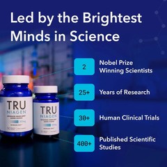TRU NIAGEN Niagen 300mg – NAD Booster, 2-Pack (90 Servings Each)
