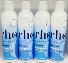4x Rho Nutrition Liposomal Collagen Peptides Complex (20fl oz) Supplement NONGMO