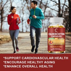 Quercetin with Bromelain & Zinc 1000mg per Serving, 120 Vegetarian Capsules