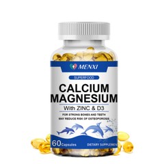 Calcium Magnesium Zinc with Vitamin D3 Strong For Bone Health Muscle Improvement