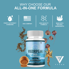 (5 Pack) VigorPeak Advanced Performance, Vigor Peak Daily Support (300 Capsules)