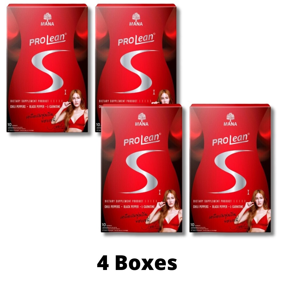 4x MANA Prolean S Weight Management Natural Dietary Supplement