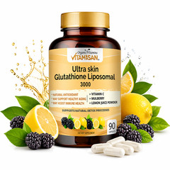 L Glutathione Collagen Skin Renewal Glow-enhancing Dark Spots 90 Capsules Vit C