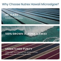 Nutrex Hawaii Pure Hawaiian Spirulina – Vegan Superfood, 500 mg Tablets, Farm…