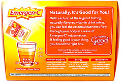 Emergen-C Vitamin C 1000mg Powder with Antioxidants Fizzy Drink 90 Ct EXP 08/26