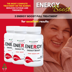 Energy – Memory and Focus Supplements – Energy Boost – Folic Acid – 60 Caps