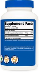 Nutricost P5P Vitamin B6 Supplement 50mg, 240 Capsules 240 Count (Pack of 1)