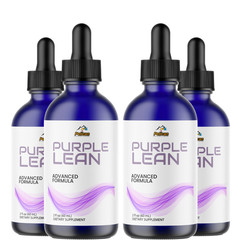 Purple Lean- Amino Diet Drops- Keto & Weight Support- 4 Bottles- 240ml (2fl oz)