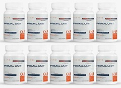 Primal Unit XL, Support Energy, Stamina & Vitality Support – 10 Bottles