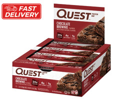 Quest Protein Bar, Chocolate Brownie, 20g Protein, 12 Ct