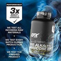 EFX Sports Kre-Alkalyn Hardcore | Thermogenic pH 180 Count (Pack of 1)