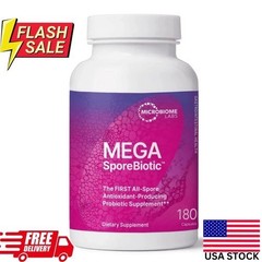 Mega Sporebiotic 180 Probiotic for Gut Health,Microbiome 1 bottles forMen &Women