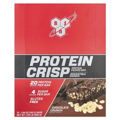 Protein Crisp, Chocolate Crunch, 12 Bars, 1.94 oz (55 g) Each