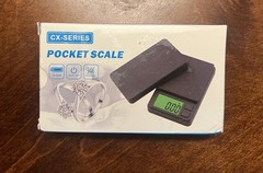 CX SERIES Digital Pocket Scale 1 To 1000 Grams Auto Calibration AAA Batteries