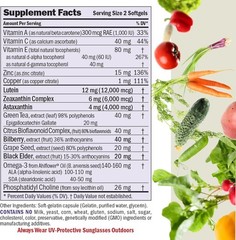 Comprehensive Eye Support Formula – 180 Softgels with Astaxanthin & Bilberry