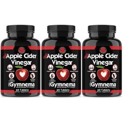Apple Cider Vinegar Pills, ACV Weight Loss,100% Natural Fast Fat Burner 3 Pack