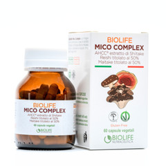 Biolife Mico Complex Supplement AHCC Mushrooms Reishi Maitake 60 Capsules 500mg