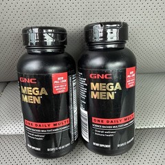 2 Bottles GNC Mega Men Sport One Daily Dietary Supplement (60 Caplets)