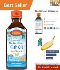 Kid’s The Very Finest Fish Oil: 800 mg Omega-3s, Orange Flavor