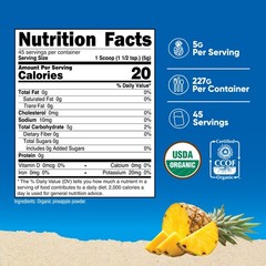 Nutricost Organic Pineapple Powder (8 OZ) – Non-GMO and Gluten Free