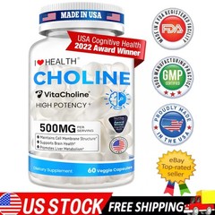Choline 500mg – High Potency Choline Liquid Supplement – Support Cognitive Liver