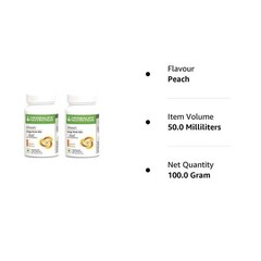 2 x Herbalife Afresh Energy Drink Mix Peach Flavour – 50gm each free shipping