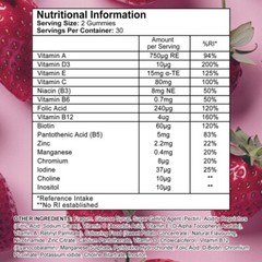 Multivitamin A, C, D, E, B12, B6 And B2+ Immune Support, Promote Bone Growth