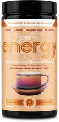 Perk Energy Original Vanilla Caramel Steamer Flavored Drink Powder (20 Servings)