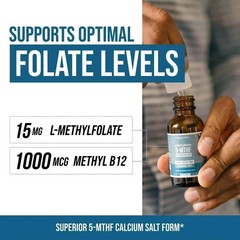 L-Methylfolate 5-MTHF Plus Methyl B12 15 MG Active Formula B9 NEW!