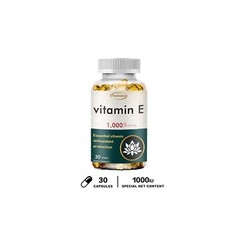 Vitamin E Capsules 1000IU – Anti-Aging, Antioxidant, Skin Care Immune Support