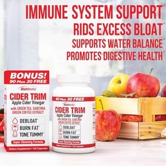 Dietworks Apple Cider Vinegar Capsules – Ginger Cayenne 120 Caps *EXP: 06/2028*
