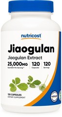 Nutricost Jiaogulan Extract (25,000mg Equivalent) 120 Capsules – Vegan-Friendly