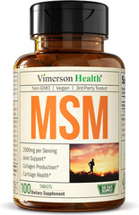 Vimerson Health MSM 2000Mg, 100 Tablets, Supplement for Cartilage & Joint Health