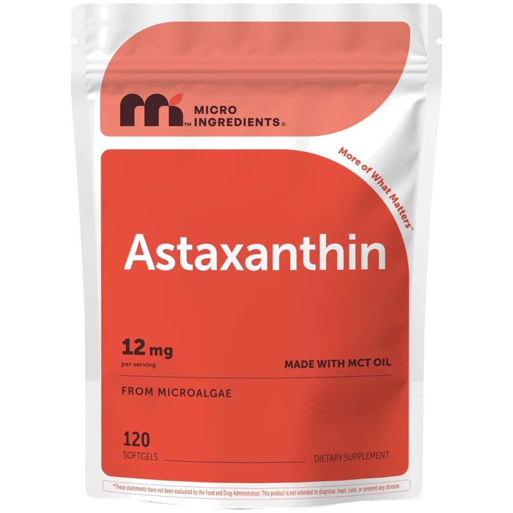 Triple Strength Astaxanthin MCT Oil Softgels
