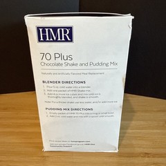 HMR 70 Plus Shake & Pudding Mix | Meal Replacement Powder | Lactose-Free