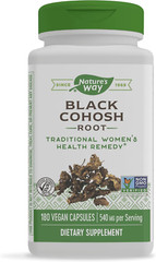 Nature’s Way Black Cohosh Root, for Women’s Health, 540 mg, 180 Vegan Capsules