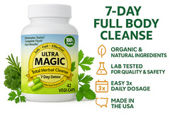 Ultra Magic Detox™ 7-Day Cleanse – Full Body Herbal THC Detox Kit & System Flush
