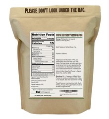 Anthony’s Organic Black Maca Powder, 1 lb, Raw, 16 Ounce (Pack of 1),
