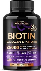Biotin + Collagen – – 60 Skin Anti-aging Softgelsules Radiant – Softgelsules.