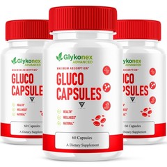 (3 Pack) GlykoNex Pro Daily Wellness Support, GlykoNex Supplement (180 Capsules)