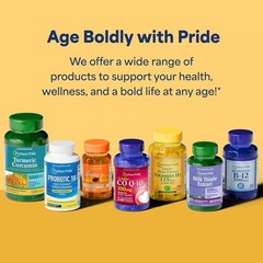 Puritan’s Pride Coenzyme CoQ10 100mg, Dietary 240 Count (Pack of 1), Brown