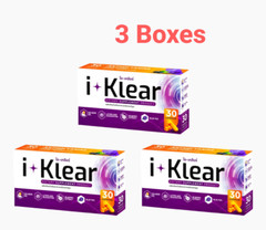 3x i-klear Dietary Supplement Product For Eyes and Brain Rich in Natural Extract